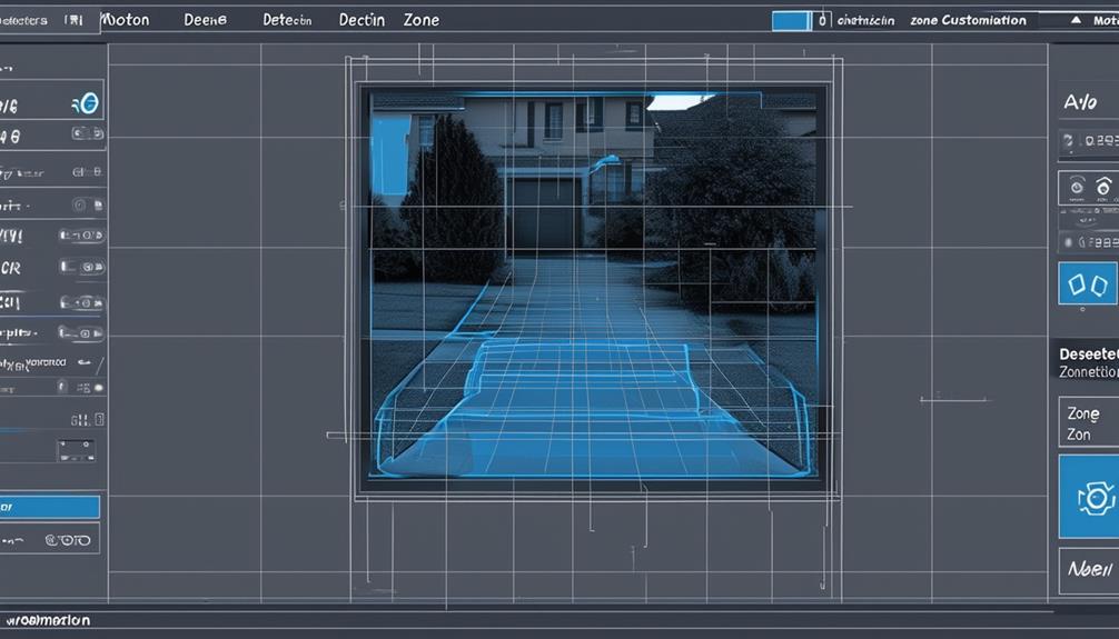 customizing motion detection areas